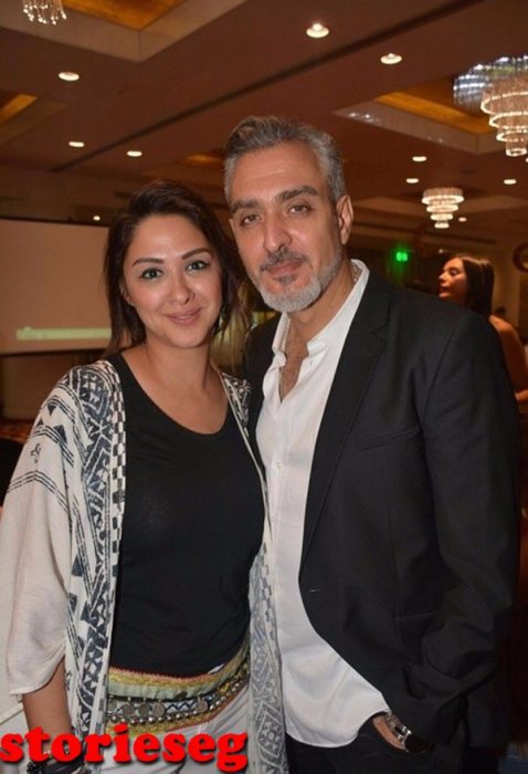 فراس سعيد وزوجته