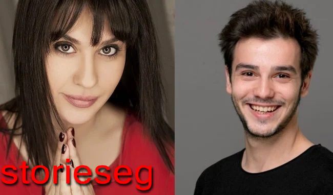 الفنان طه باران و الفنانة بيلين اولوكسار ابطال مسلسل العقرب