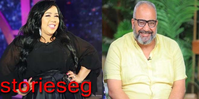 الفنان بيومى فؤاد و الفنانة شيماء سيف ابطال مسلسل الجار للجار